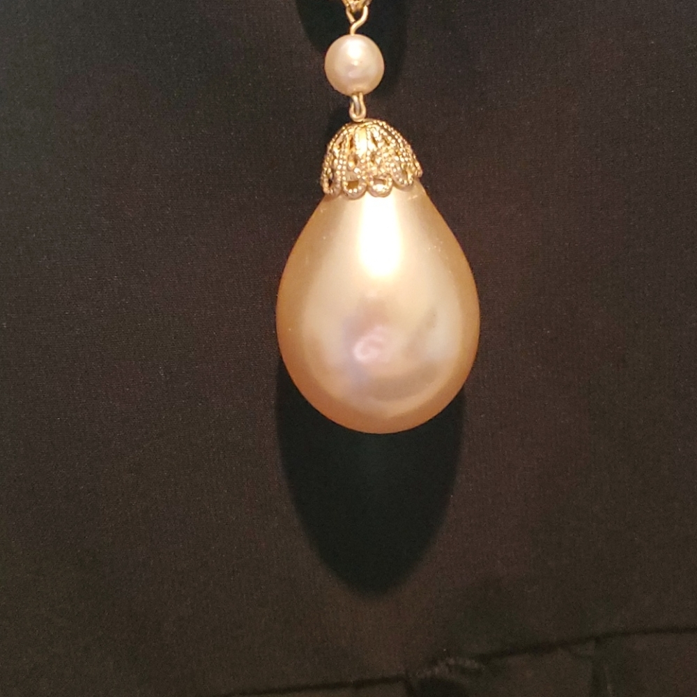 Women's Necklace Pearl VTG - Picture 5 of 7